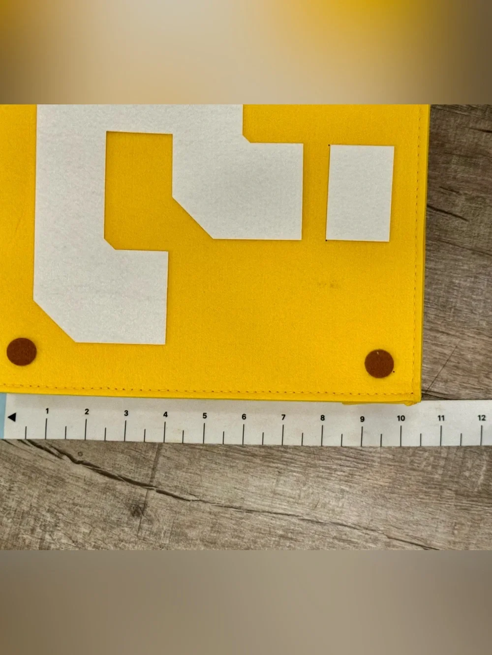 Video Game Party Favor Tote Bag (set of 3) Yellow Question Box Felt Treat Bags